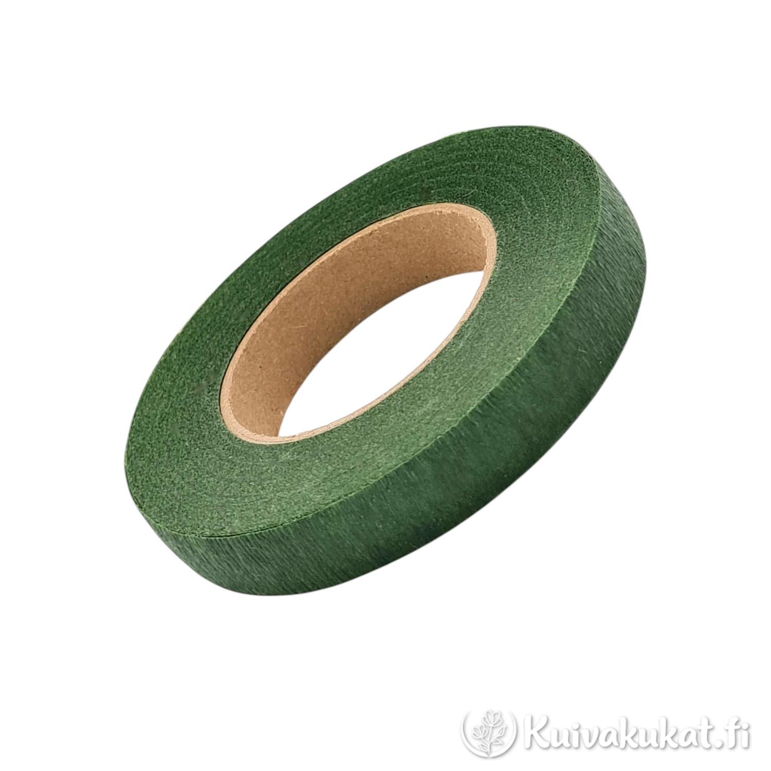 Kukkateippi, metsänvihreä, 1,2 cm x 27 m