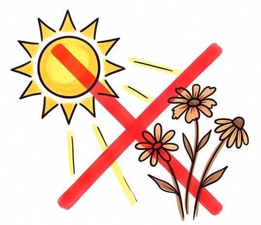 Ei suoraa auringonvaloa